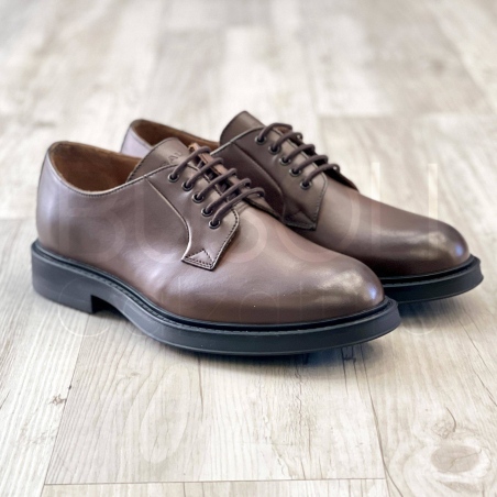 Derby Dandy in Pelle Marrone