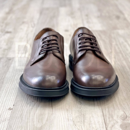 Derby Dandy in Pelle Marrone