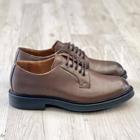 Derby Dandy in Pelle Marrone
