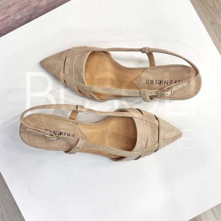 Slingback in Camoscio