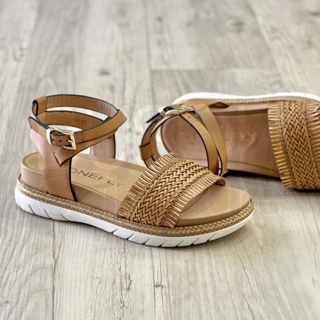 Sandalo in Pelle intrecciata