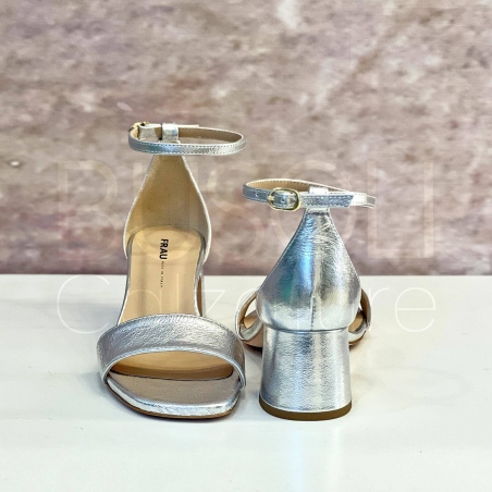 Sandalo in Pelle metal