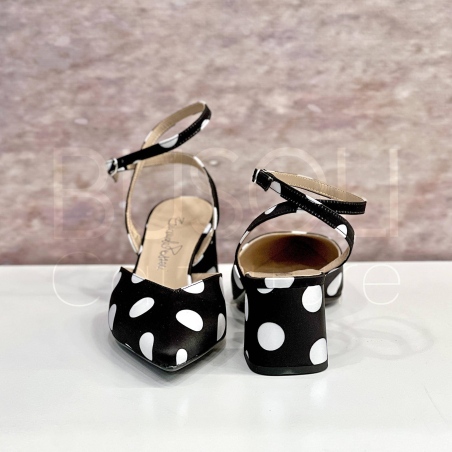 Slingback in Raso pois