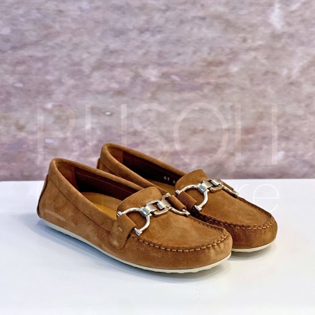 Mocassino in Camoscio con morsetto