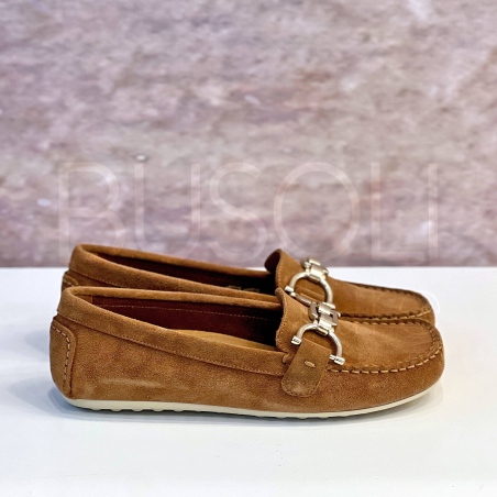 Mocassino in Camoscio con morsetto
