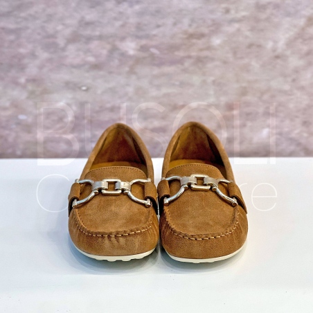 Mocassino in Camoscio con morsetto