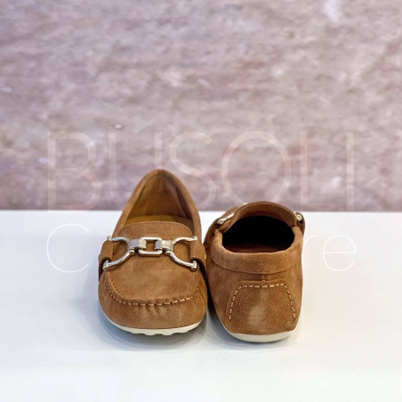 Mocassino in Camoscio con morsetto
