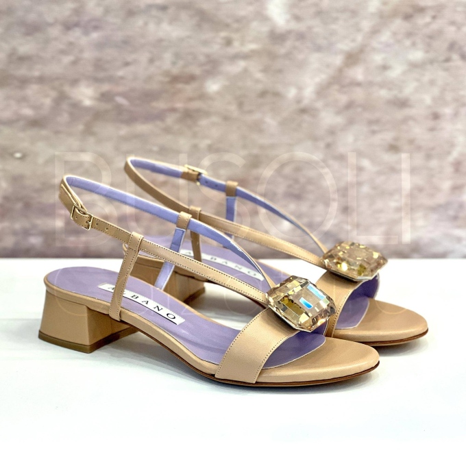 Sandalo in Pelle gioiello
