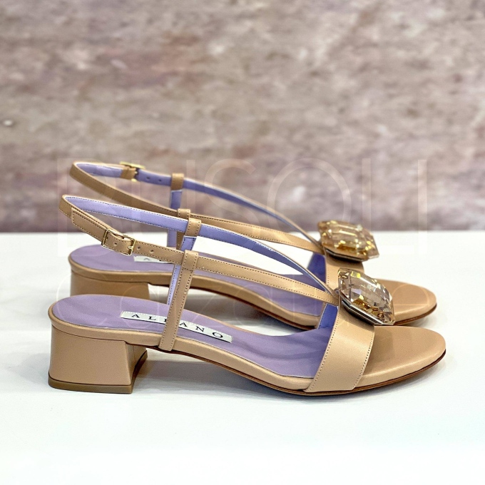 Sandalo in Pelle gioiello