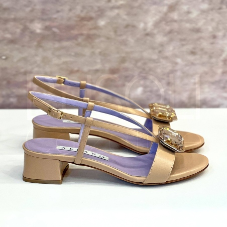 Sandalo in Pelle gioiello
