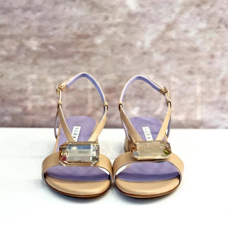 Sandalo in Pelle gioiello
