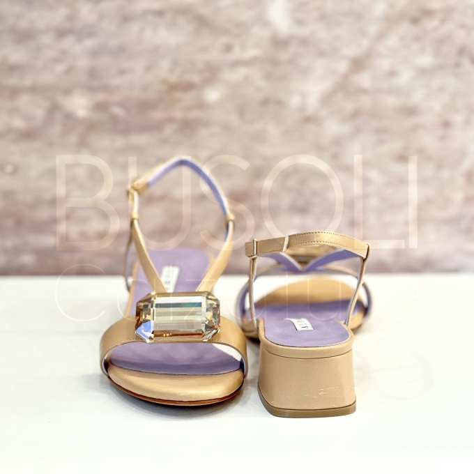 Sandalo in Pelle gioiello