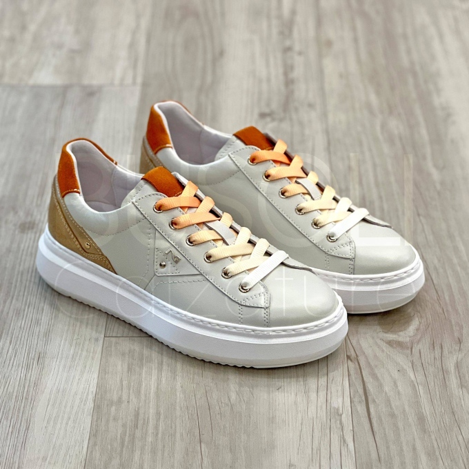 Sneaker degradè in Pelle