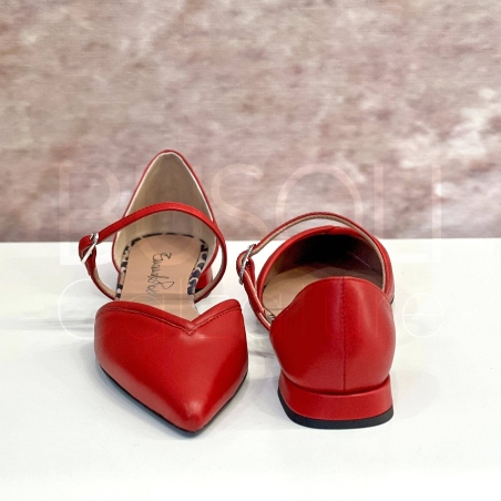 Ballerina cinturino in Pelle