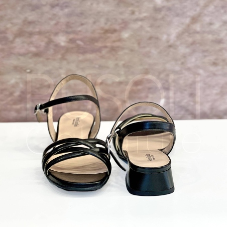 Sandalo fascette in Pelle