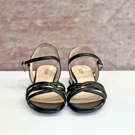 Sandalo fascette in Pelle