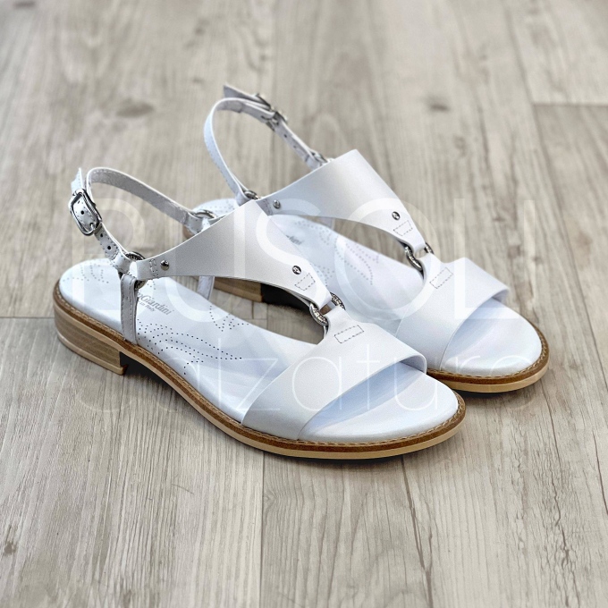 Sandalo basso in Pelle