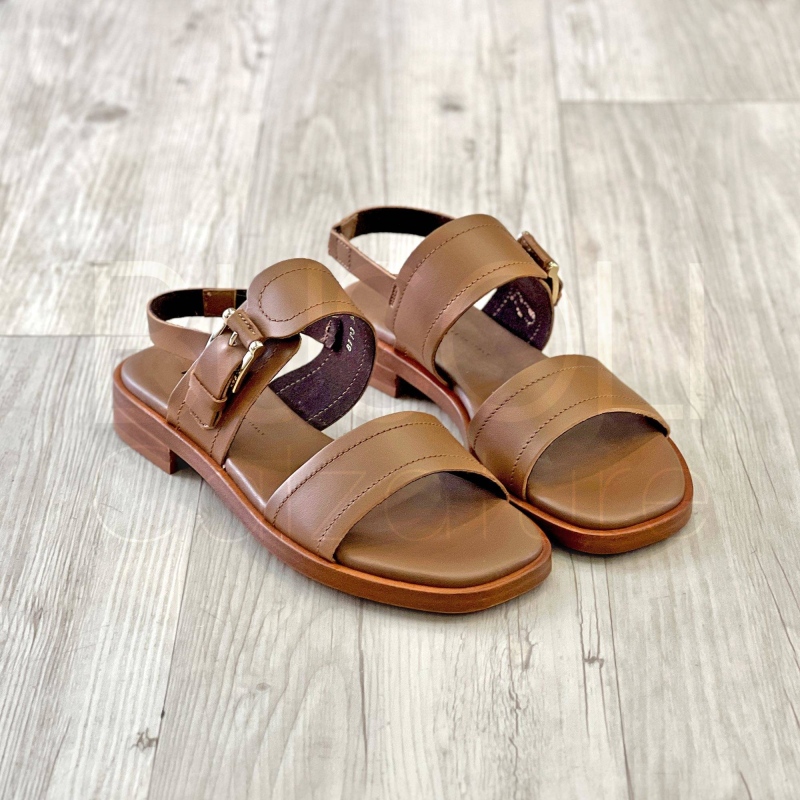 Sandalo fibbia in Pelle