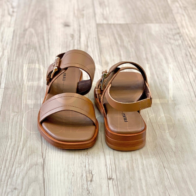Sandalo fibbia in Pelle
