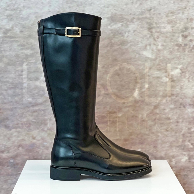 Stivale in Pelle con accessorio