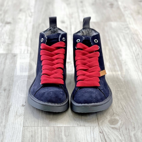 Sneaker in Camoscio blue