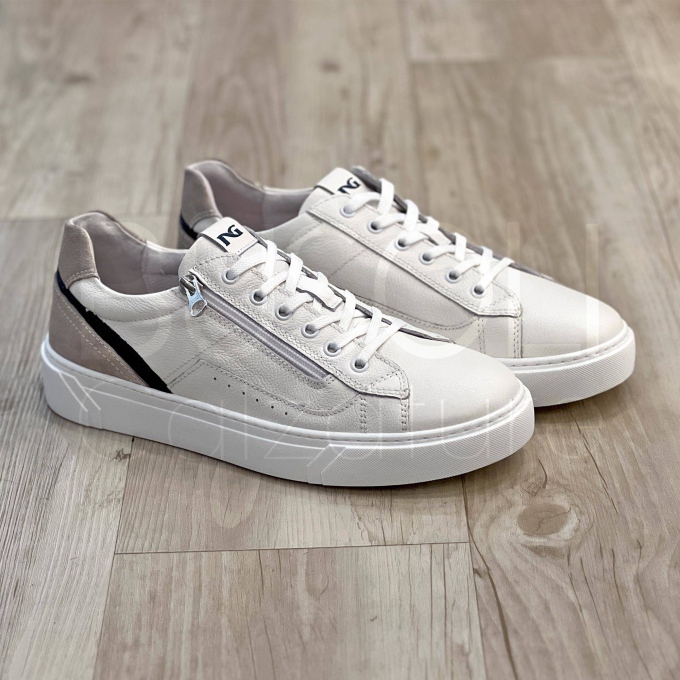 Sneaker in Pelle con zip