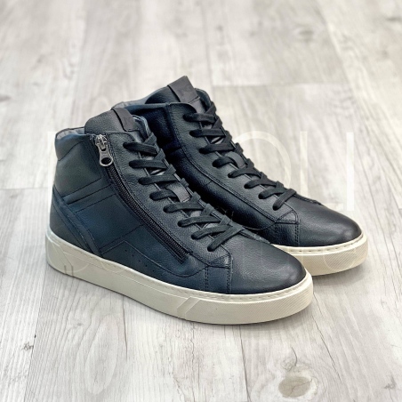 Sneaker in Pelle alta con zip