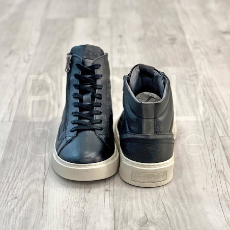 Sneaker in Pelle alta con zip