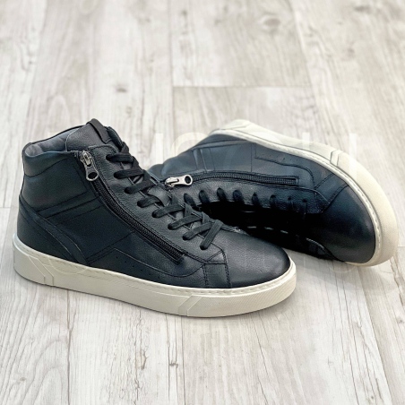 Sneaker in Pelle alta con zip