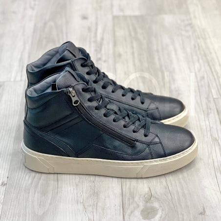 Sneaker in Pelle alta con zip