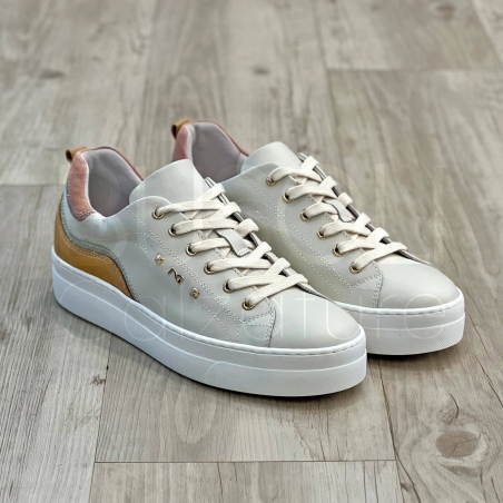 Sneaker microglitter in Pelle
