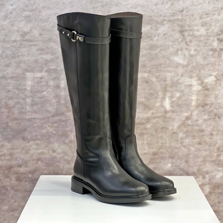 Stivale in Pelle basso con accessorio