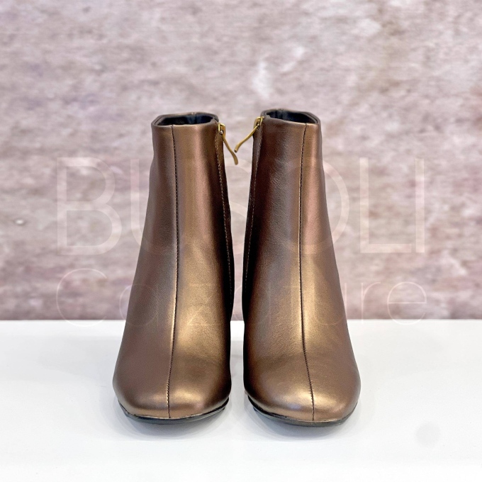 Stivaletto laminato punta tonda