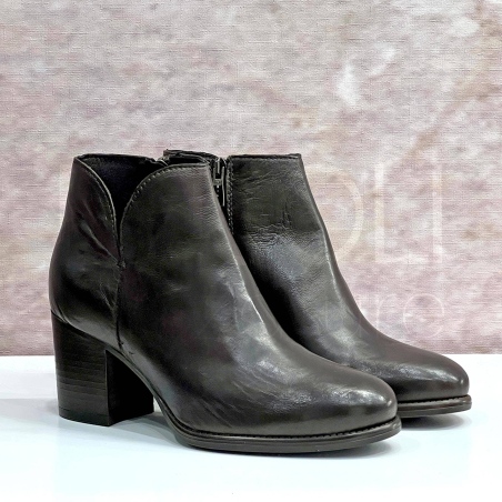 Stivaletto in Pelle con zip