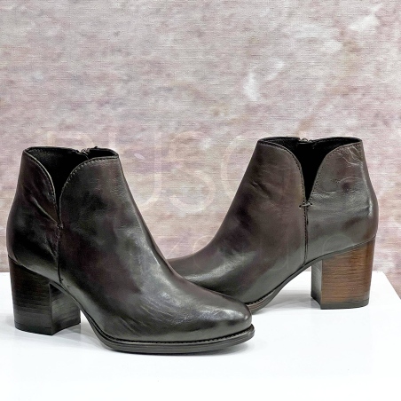 Stivaletto in Pelle con zip