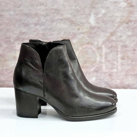 Stivaletto in Pelle con zip