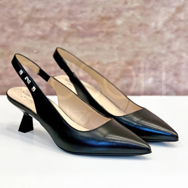Slingback in Pelle