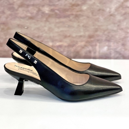 Slingback in Pelle