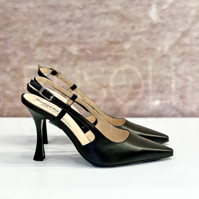 Slingback in Pelle