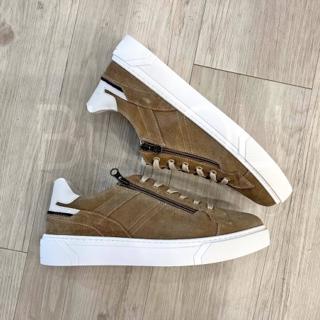 Sneaker Crosta bassa con zip