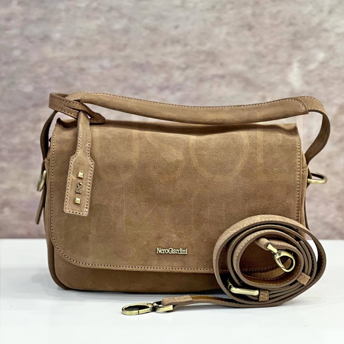 Borsa in Camoscio con tracolla