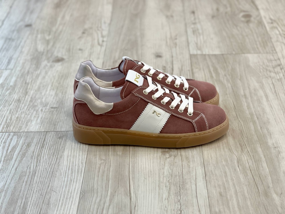 Sneaker Camoscio Rosa antico