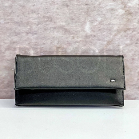 Pochette in Nappa nera