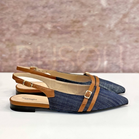 Slingback in Jeans