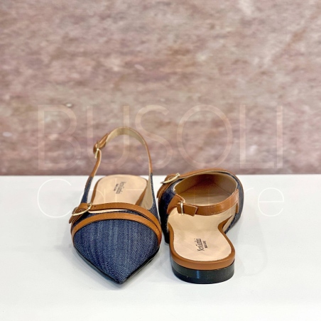 Slingback in Jeans