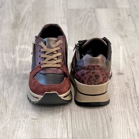 Sneaker in Pelle zip