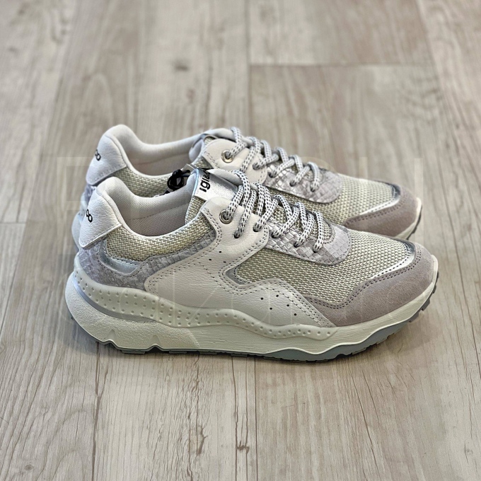 Sneaker in mesh con Dettagli Snake