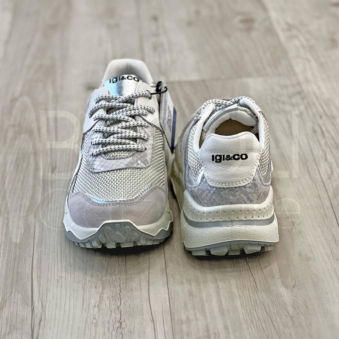 Sneaker in mesh con Dettagli Snake
