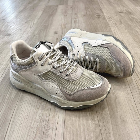 Sneaker in mesh con Dettagli Snake