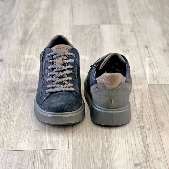 Sneaker in Camoscio con zip
